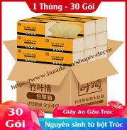 GIÁ LUÔN TỐT Thùng 30 Gói Giấy Ăn Gấu Trúc Chính Hiệu Sipiao 3 Lớp