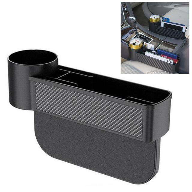 huawe-car-storage-tools-black-auto-car-seat-gap-catcher-filler-storage-box-phone-organizer-holder-suv-pocket-stowing-tidying-drink