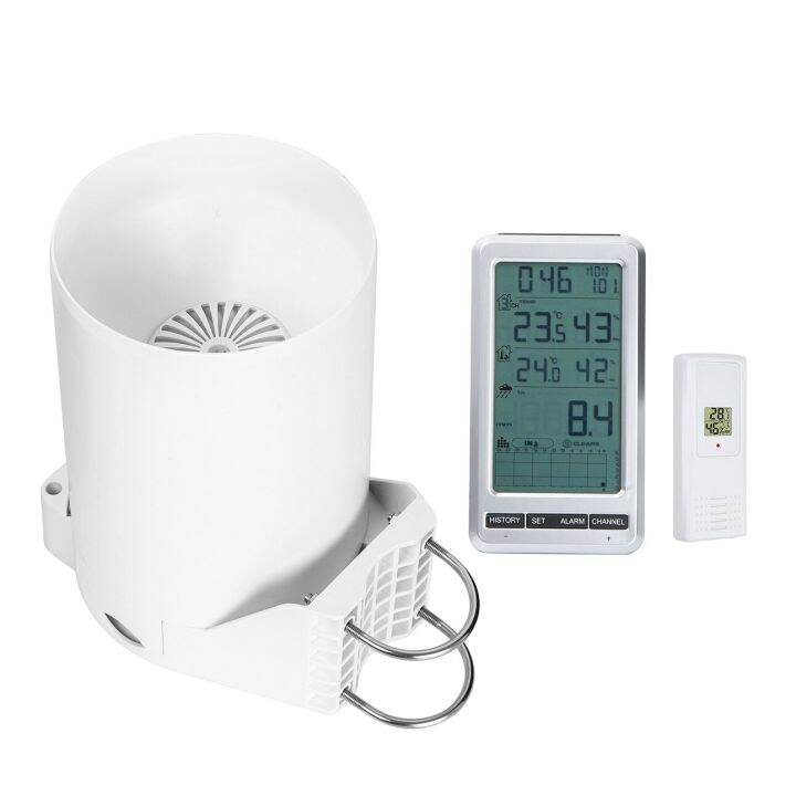 Wireless Digital Rain Gauge With SelfEmptying Collector 3In1 Weather