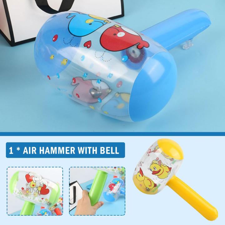 random-color-childrens-toy-inflatable-small-hammer-with-water-props-cartoon-small-toys-balloon-inflatable-hammer-game-pool-bell-s9w9