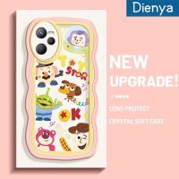 เคส Dienya สำหรับ Realme C35 Narzo 50A ชั้นหนึ่งลายการ์ตูนน่ารัก Nasa Buzz Lightyear Colour Macaron เวฟใหม่กันกระแทกแบบใสนิ่มเคสมือถือกล้องเก๋ไก๋ฝาครอบป้องกันซิลิกาเจล