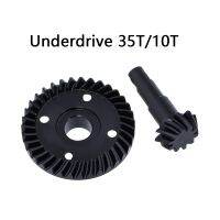 【lz】❅﹍  Aço Underdrive Diferencial Helicoidal Gear Set Usinado Heavy Duty 35 T 10T 1:10 RC Crawler TRX4 TRX6 Defender Bronco Upgrade