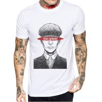 Summer Cotton Mens Tshirts Male T-Shirt Peaky Blinder Printing Man Clothing Tshirt Men Short Sleeve Fashion Brand Tees Tops  UD7M