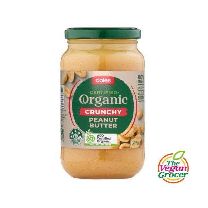 Coles Organic Crunchy Peanut Butter 375g Lazada PH