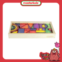 Masterkidz ของเล่นเสริมทักษะขนาดใหญ่ ชุดกล่องสีรุ้งโปร่งแสง 30 ชิ้น Translucent Colour Block Set 30 Piece