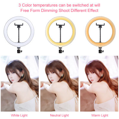 Ringlight For Makeup Live Fill Light Ring Light LED Selfie Stand Tripod Dimmable YouTube Lamp Photo Video Camera Phone