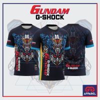 [ READY STOCK ] GUNDAM G-SHOCK ANIME SHIRT UNISEX FULL SUBLIMATION