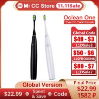 แปรงสีฟันไฟฟ้า Oclean One Sonic พร้อมการควบคุม APP ทำความสะอาดฟันแบบชาร์จไฟได้ Smart Tooth Brushes Dental Health