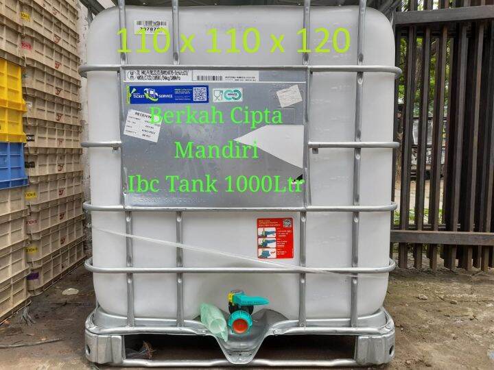 Toren Air / Ibc / Tandon Air / Kempu 1000 Liter Siap Pakai | Lazada ...