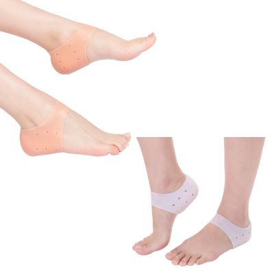 Silicone Gel Heel Protector Heel Protective Pad Sock Sleeves for Plantar Fasciitis Shoes Accessories