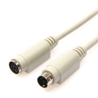 สายต่อสายไฟ HY417 6 Pin PS2 PS/2 ชายหญิงอะแดปเตอร์สายเคเบิล Joiner Connector 6Pin คีย์บอร์ดเมาส์-nxfnxfnxghnxgb