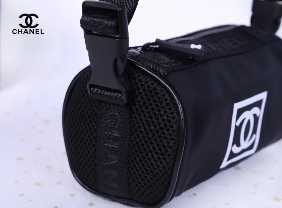 Chanel Black Sport Line Mini Duffle Bag ของแท้ Premium gift