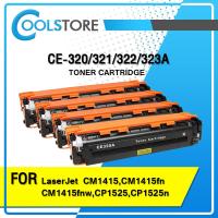 COOL ตลับหมึกเทียบเลเซอร์โทนเนอร์ CE320A/CE321A/CE322A/CE323A BKCMY สำหรับ Printer LaserJet CP1525/CM1415FN/CM1415FMW/1525/1415