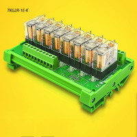 โมดูลแม่เหล็กไฟฟ้า PLC 8ทาง5V12v24V ทรานซิสเตอร์ DC Protector บอร์ดคอนโทรลการขยายกำลังสูง