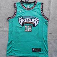 เสื้อผ้าบอลที่นิยมมากที่สุด ขายดี Grizzly No. เสื้อกีฬาบาสเก็ตบอลลําลอง ปักลายเป็ด NBA สีเขียว จํานวน 12 ชิ้น 514953