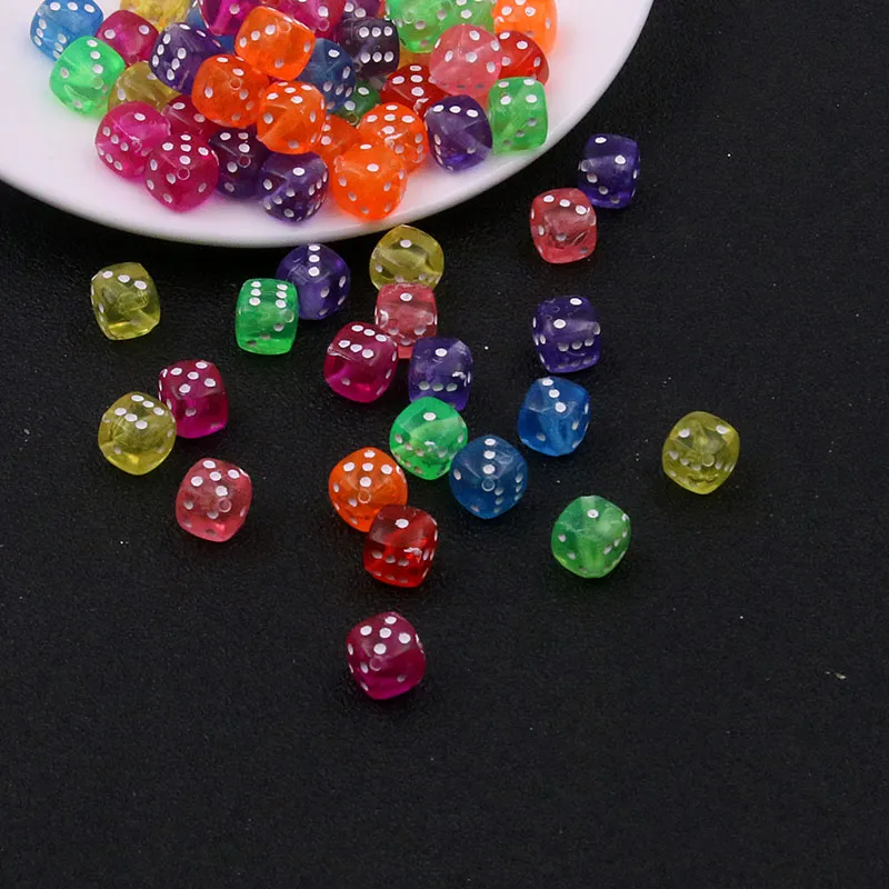 Plastic Jewelry Making, Plastic Spacer Beads, Plastic Gaming Dice