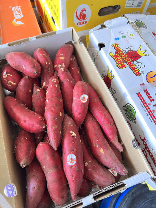 🍠🍠มันหวานญี่ปุ่นเนื้อเหลือง ตรามงกุฏ ( Sweet Potato King)(5 กิโลกรัม