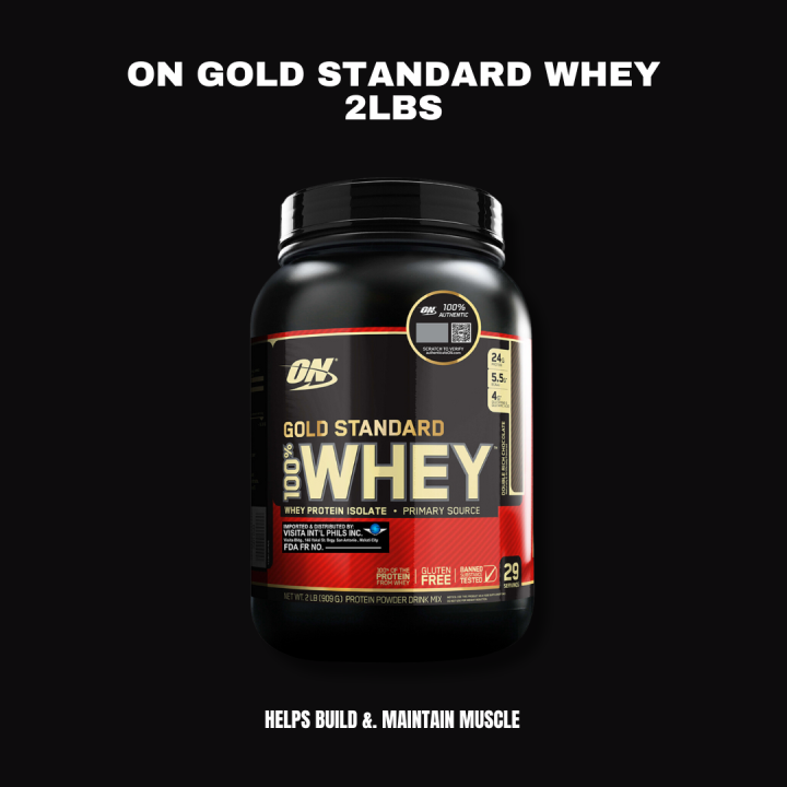 Optimum Nutrition Gold Standard 100% Whey Protein Double Rich Chocolate ...