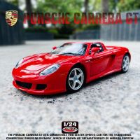 MSZ 1:24พอร์ชคาร์เรรา GT Panamera Cayenne Mobil Mainan Anak-Anak หล่อขึ้นรูปและของเล่นรถเสียงและไฟรถของเล่นเด็กของขวัญโมเดลรถโลหะผสม