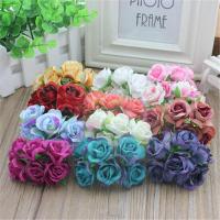 2016 new DIY headgear handmade, artificial flower garland material, a bunch of 6 small tea plums