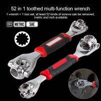 [HOT AIXUSACJWII 526] 52 In 1 Tiger Wrench Sleeve 360องศา Rotation Ratchet Socket Wrench Adaptable To Screws Household Auto Parts Repair Tools