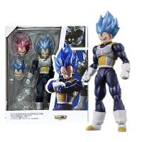 ZZOOI Anime 28 style Dragon Ball Z Series Figure Ultra Blue Vegeta Action Figure Migatte Goku PVC Model Figurine Toy Gift