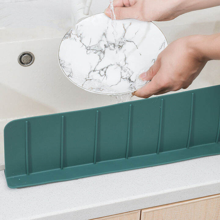 sink-water-barrier-baffle-board-ล้างทำความสะอาดได้และนำกลับมาใช้ใหม่ได้-island-sink-board-splatter-screen-สำหรับห้องน้ำคุณภาพสูงทนทาน