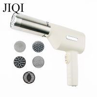 ☒♈♨ Automatic Electric Charging Wireless Hand Operated Pasta Maker Cutter Manual Spaghetti Noodles Dough Pressing Machine 3/5 Molds