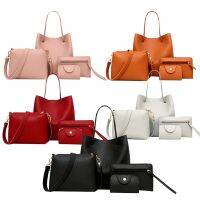 Fashionable Pattern Soft Artificial Soft Leather 4 In 1 Combo Bag Tote Bag Handbag Women Wallet