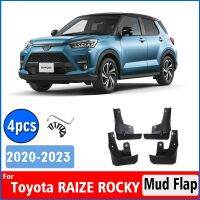 แผ่นบังโคลนหน้า4ชิ้นสำหรับรถยนต์ Toyota Raize 2020หิน2021 2022 2023บังโคลนบังโคลน