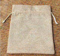 202115*20 20pcs Vintage Style handmade Jute Sacks Drawstring gift bags for jewelryweddingchristmas Packaging Linen pouch Bags