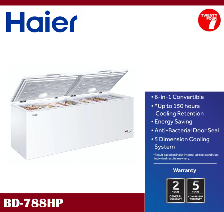 haier chest freezer bd 788hp