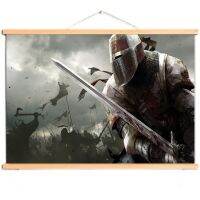 1ชิ้น Vintage Knights Templar Nordic Wall Art ภาพผ้าใบ-ไม้เลื่อนแขวนภาพวาดพิมพ์ Home Living Room Decor