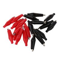 20 Pcs Soft Plastic Coated Testing Probe Alligator Test Clip