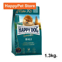 อาหารสุนัขมินิ Happy Dog Mini XS Bali อาหารสุนัขโตพันธุ์มินิ สูตรเนื้อไก่และขมิ้น 1.3กก. (1ถุง) Happy Dog Mini XS Bali Chicken with Turmeric Dog Food for Small Dogs 1.3kg. (1bag)