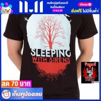 เสื้อวง SLEEPING WITH SIRENS เสื้อวินเทจ ผ้าร้อยแท้ สลีปปิงวิทไซเรนส์ ไซส์ยุโรป RDM1468