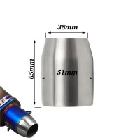 51mm-38mm Motorcycle Exhaust Muffler 38-51MM Adapter Connector Welding Pipe Universal Exhaust Pipe Connector Adapter Tube Haberdashery