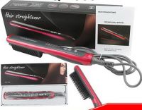 HAIR STRAIGHTENER แปรงหวีผมตรงแบบมีวอลลุ่ม ผมตรงไวใน 1 นาที รุ่น 908