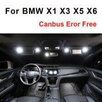 White Error Free Canbus LED Bulbs Interior Map Dome Reading Trunk Light Kit For BMW X1 E84 X3 E83 F25 X5 E53 E70 X6 E71