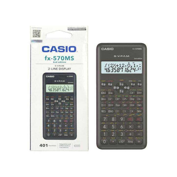 Casio Scientific Calculator FX570MS II Lazada