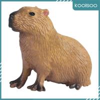 Koolsoo Capybara รูปหุ่นของเล่น Capybara ของขวัญตกแต่งสำหรับห้องนั่งเล่น