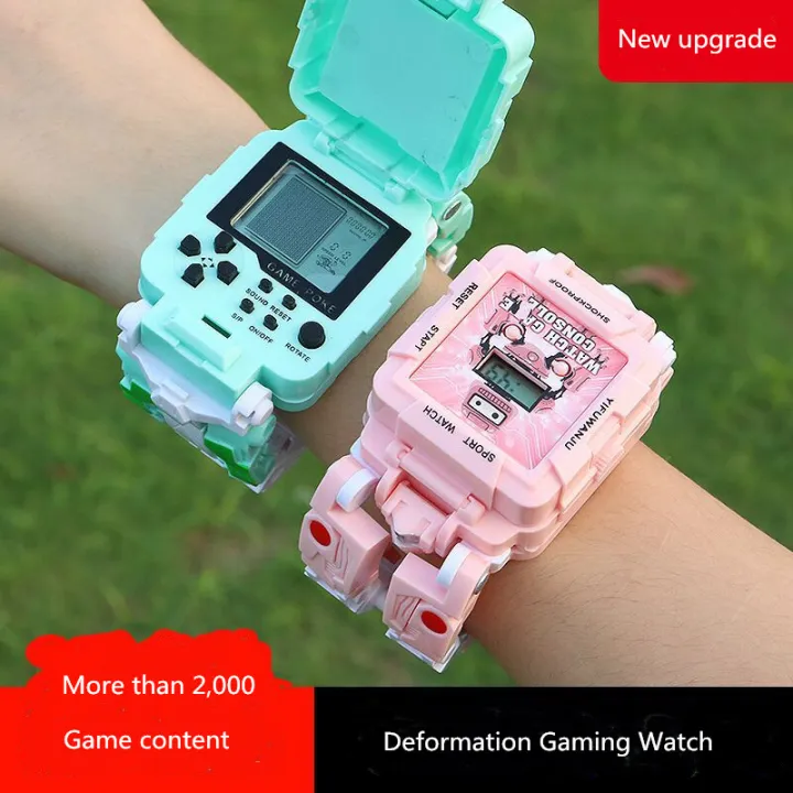 Cool Transformable Game Watch, Transformable Robot Watch, Kindergarten