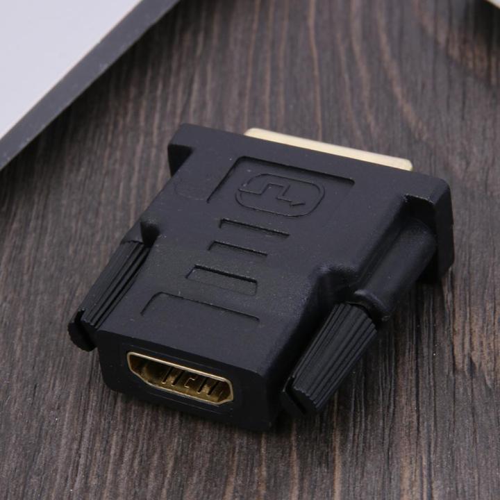 hdmi-เข้ากันได้ไปยังดีวีไอหญิง24-1pin-เชื่อมต่อสายอะแดปเตอร์แปลงเพศชาย