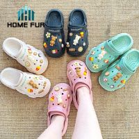 Home Fur : รองเท้าหัวโต รองเท้าแฟชั่น สไตล์เกาหลี รัดส้น พื้นหนานุ่ม ใส่สบายเท้า ✿แถมการ์ตูนตกแต่งรองเท้า✿