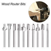 HSS Router Bits เครื่องตัดไม้ Milling เหมาะกับ Dremel Rotary ชุดเครื่องมือ18 "3Mm Shank Carpenter Router Bits บดขัดหัว