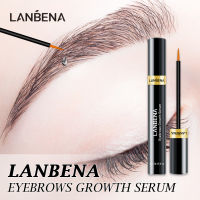 LANBENA Eyebrow Growth Serum Longer Fuller Thicker Nourishes Eyebrow Enhancer Eyelash Fast Powerful Hair Growth Make Up Beauty