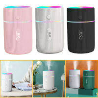 Hot Car Air Humidifier เครื่องฟอกอากาศแบบพกพาพร้อมไฟกลางคืน LED 2โหมด USB Power Oil Diffuser สำหรับอุปกรณ์ตกแต่งภายในรถยนต์