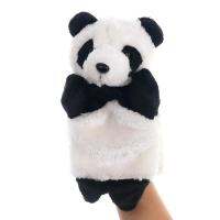 Panda Hand Puppet Plush Toy Role Playing Pretend Play Cute Storytelling Prop Fuzzy Kids Animal Hand Puppet Doll Children Gifts