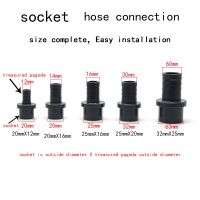 ¤▲ Hose connector pagoda direct PVC material hose direct hard and soft quick connect plastic pagoda connector socket 1 Pcs