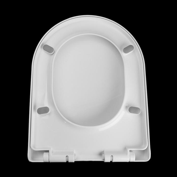 mrchua-รุ่น-quik-บานพับยึดด้านบนปิดนุ่มนวลสีขาวครีมป้องกันรอยขีดข่วนที่นั่งคลุมห้องน้ำของใช้ในห้องน้ำ